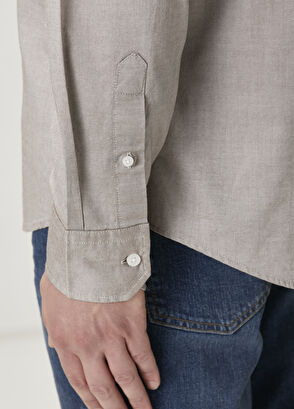 Beymen Club Comfort Fit Mink Oxford Shirt - 8