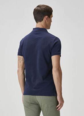 Polo Ralph Lauren Lacivert Polo Yaka T-shirt - 4