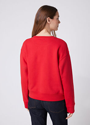 Beymen Club Red Basic Sweatshirt - 4