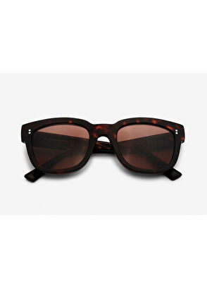 MessyWeekend Cophenagen Liv Bio Acetate Coffee Unisex Sunglasses - 4