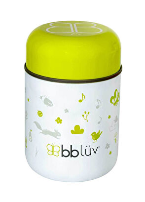Bblüv Food Green Spooned Thermal Baby Food Thermos - 5