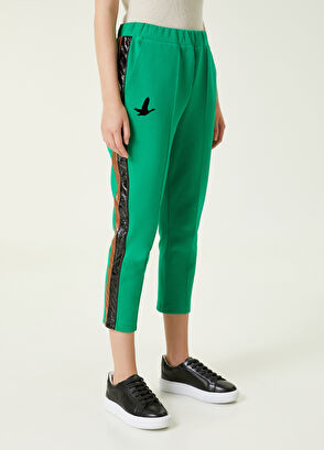 Beymen Club Yeşil Beli Lastikli Çift Şeritli Eşofman - 3