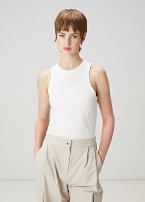 Beymen Club Off-White Tank Top - 4