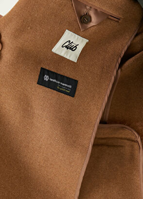 Beymen Club Dark Beige Wool Cachet Jacket - 7