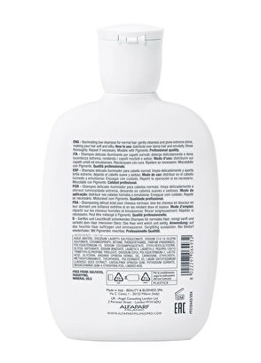 Alfaparf Semi Di Lino Diamond Illuminating Low Shampoo Brightening Effect Shampoo 250 ml - 4