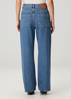 Anagram Baggy Mavi Jean Pantolon - Görsel 6