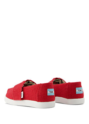 Toms 10022099 Alpargata Classic Heritage Kırmızı Kanvas Kız Çocuk Espadril - 5