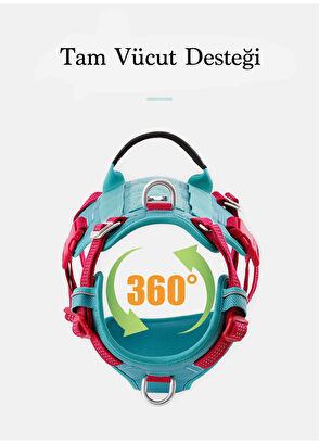 True Love Tactical Asker Yeşili Köpek Göğüs Tasması - 6