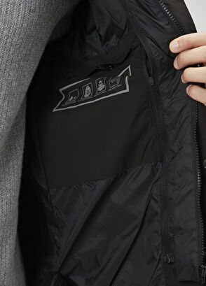 Beymen Club Siyah İç Yaka Detaylı Puff Parka - 7