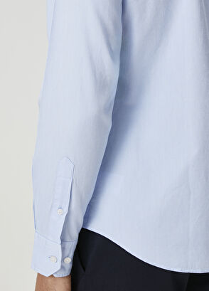 Beymen Club Slim Fit Light Blue Oxford Shirt - 8