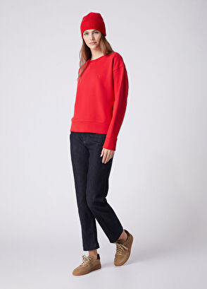 Beymen Club Red Basic Sweatshirt - 3
