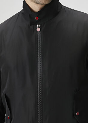 Siyah Bomber Mont - Görsel 6