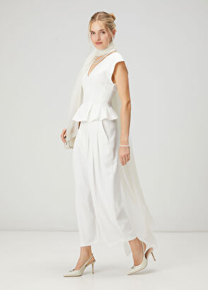 Beymen Club Off White Twill Blouse - 3