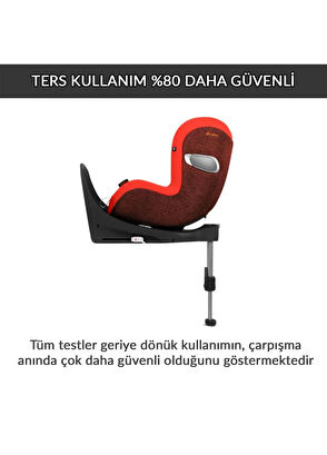 Cybex Sirona Zi i-size Plus İsofixli 360° Dönebilen Adac Ödüllü 0-18 kg Autumn Gold Bebek Oto Koltuğu - 7
