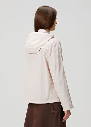 Sarracenia Açık Pembe Kapüşonlu Yağmurluk - Görsel 5