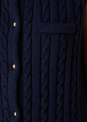 Beymen Club Navy Blue Knitted Wool Vest - 10