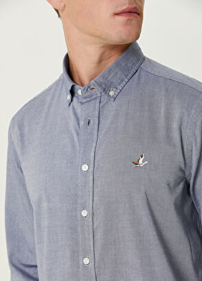 Beymen Club Comfort Fit Blue Shirt - 6