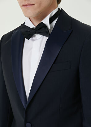 Beymen Club Navy Blue Wool Tuxedo - 6