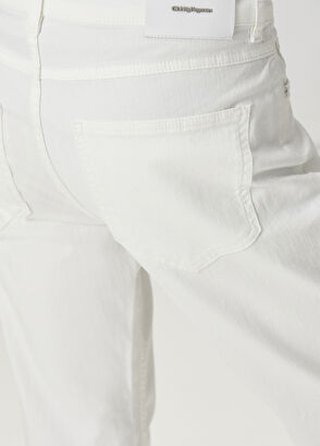 Beymen Club Slim Fit Kırık Beyaz Jean Pantolon - 5