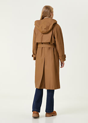 Beymen Club Camel Kruvaze Gabardin Pardösü - 6