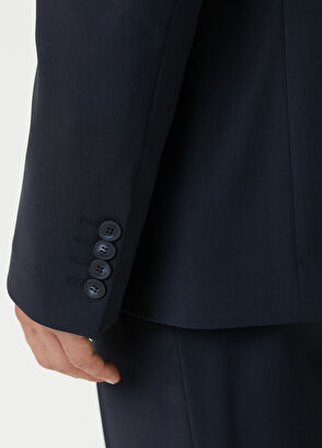 Beymen Club Navy Blue Wool Suit - 7