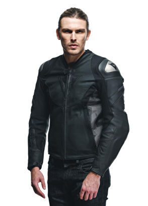 Dainese Avro 5 Blk Anthracite Deri Erkek Motosiklet Montu - 7