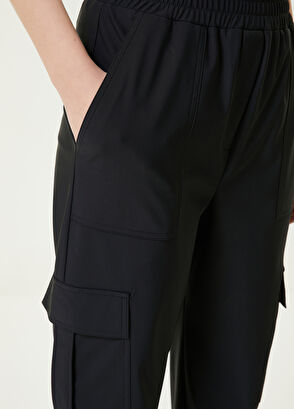 Beymen Club Siyah Kargo Cepli Pantolon - 4