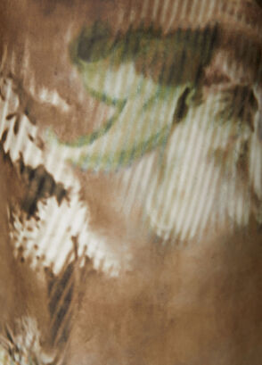 Beymen Club Dark Beige Floral Long Tube Skirt - 6