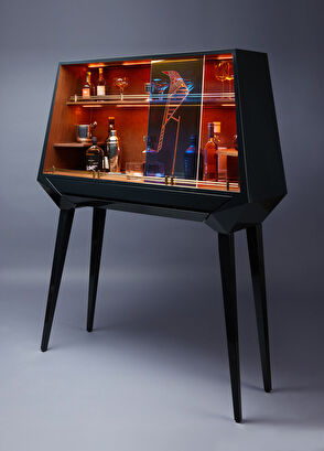 Gaen Studio Sobu G Koyu Gri İçki Dolabı - 5