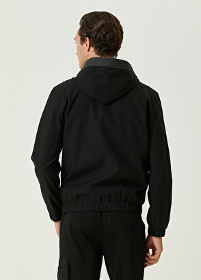 Beymen Club Black Hooded Knit Detailed Coat - 5