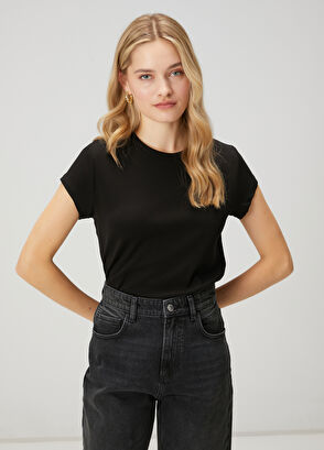 Beymen Club Siyah Basic T-shirt - 4