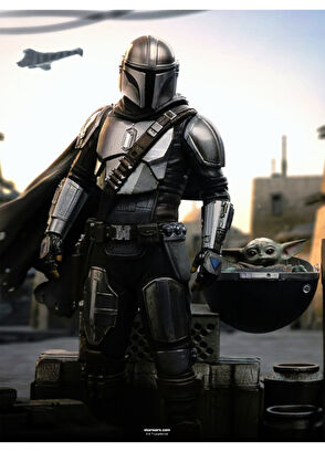 Star Wars Star Wars: The Mandalorian Din Djarin and Din Grogu Limited Edition Heykel - 7