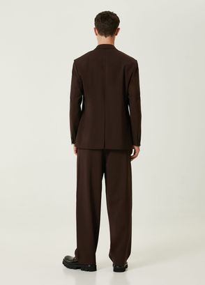 Academia Kahverengi Oversized Takım Elbise - 7