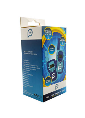 Piili Lacivert Mavi Çocuk 2'li Telsiz Seti - 8