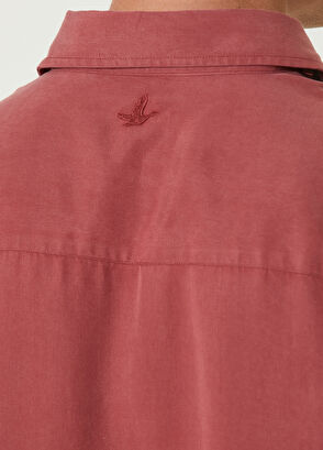 Beymen Club Vişne Kısa Kollu Gömlek - 7