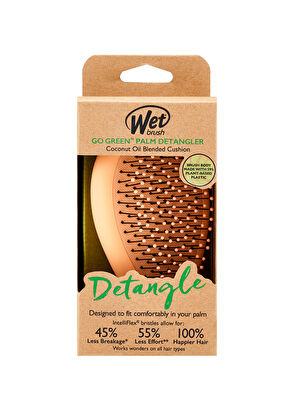 Wet Brush Go Green Palm Detangler Hindistan Cevizi Yağlı Saç Fırçası - 5