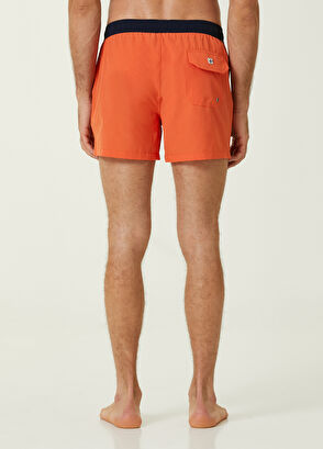 Beymen Club Turuncu Kontrast Bel Detaylı Mayo - 4