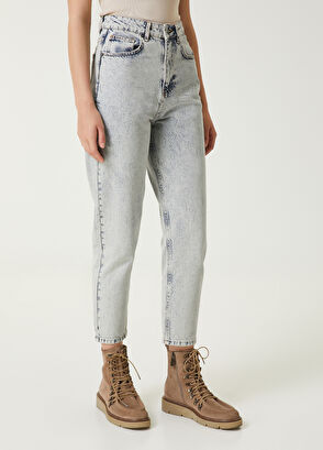 Beymen Club Mom Fit Blue Jeans - 4