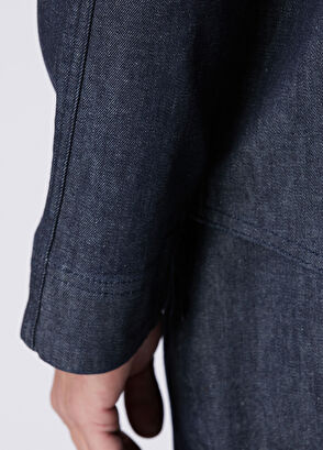 Beymen Club Navy Blue Denim Shirt - 7