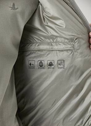 Beymen Club Açık Haki Kapüşonlu Puff Yelek - 8