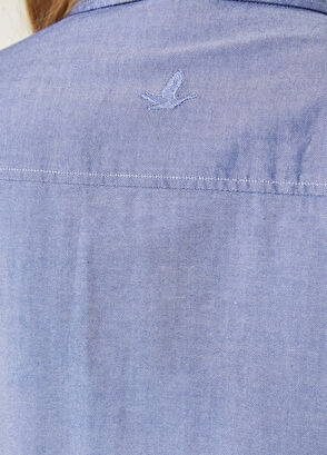 Beymen Club Koyu Mavi Cepli Gömlek - 4