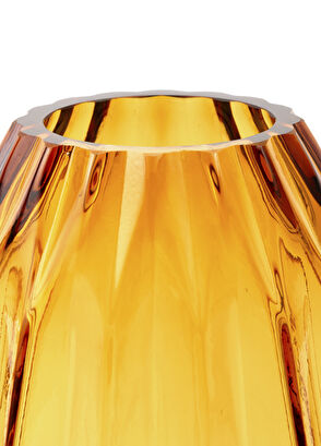 Pols Potten Medium Amber Glass Vase - 6
