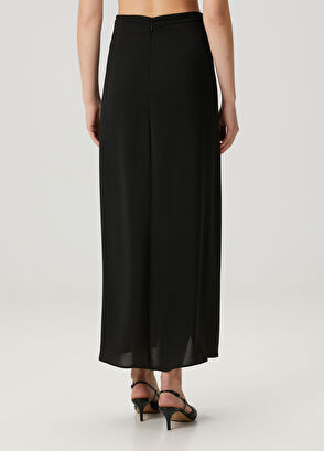 Beymen Club Black Maxi Wrap Skirt - 5