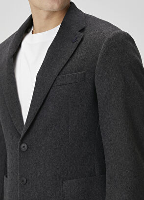 Beymen Club Anthracite Premium Cashmere Jacket - 6