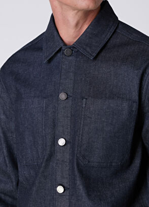 Beymen Club Navy Blue Denim Shirt - 6