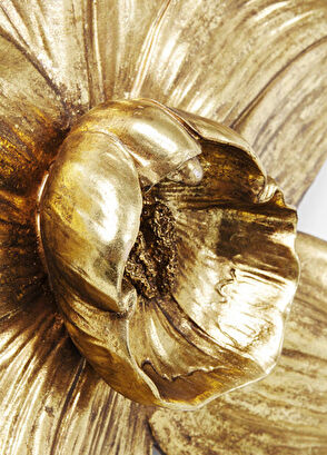 Kare Design Orchid Gold Poliresin Duvar Dekorasyonu - 5