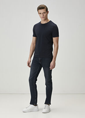 Beymen Club Navy Blue Basic T-Shirt - 5
