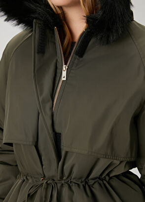 Beymen Club Khaki Hooded Jacket - 6
