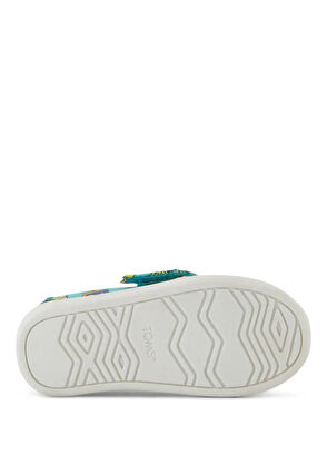 Toms 10022103 Alpargata Glow in the Dark Miami Alligators Aqua Kız Çocuk Espadril - 6