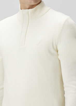 Beymen Club Off-White Cashmere Blend Wool Sweater - 6